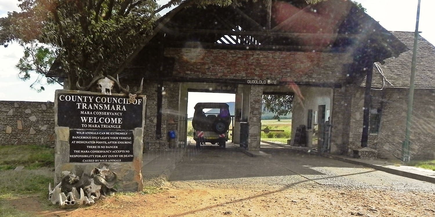 Olololo gate Masai Mara entrance fee