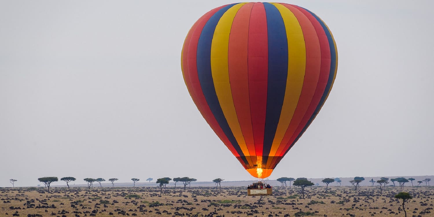hot air balloon safari masai mara