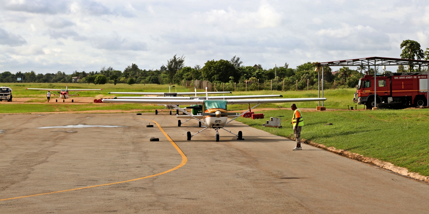 diani - ukunda airport in mombasa, kenya